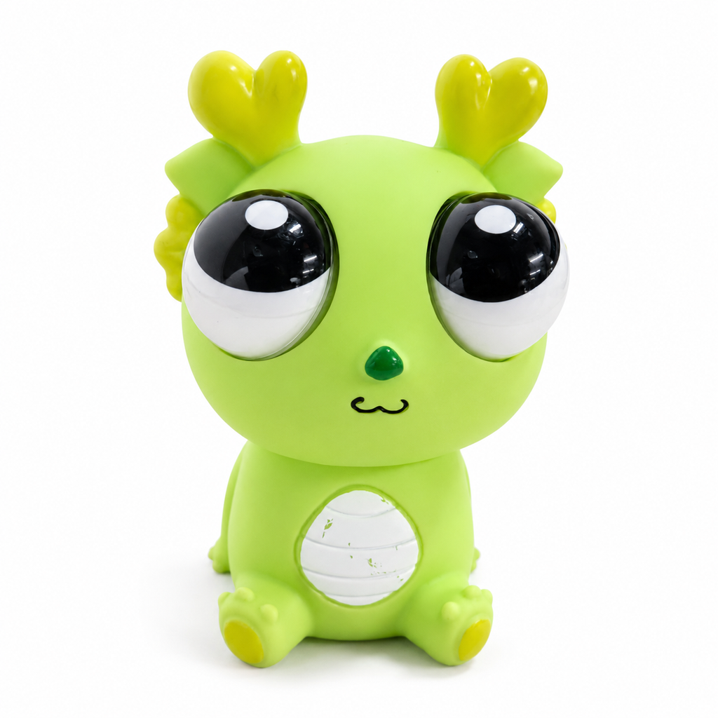 Bulge-Eyed Dragon Squishy Toy - Stress Relief Slow Rising